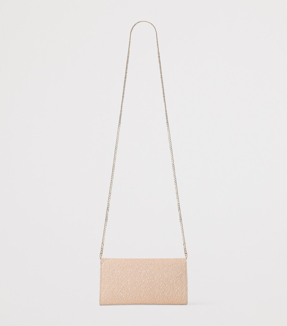 Jimmy Choo Emmie metallic clutch bag, imported from the UK
