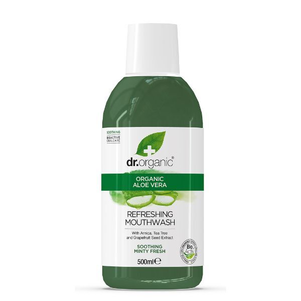 Dr Organic Aloe Vera Mouthwash 500ml GOODS Superdrug   