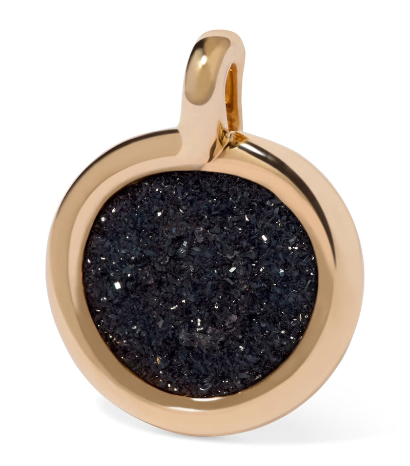 Annoushka Sweetie pendant 18k gold drusy black onyx (British brand)
