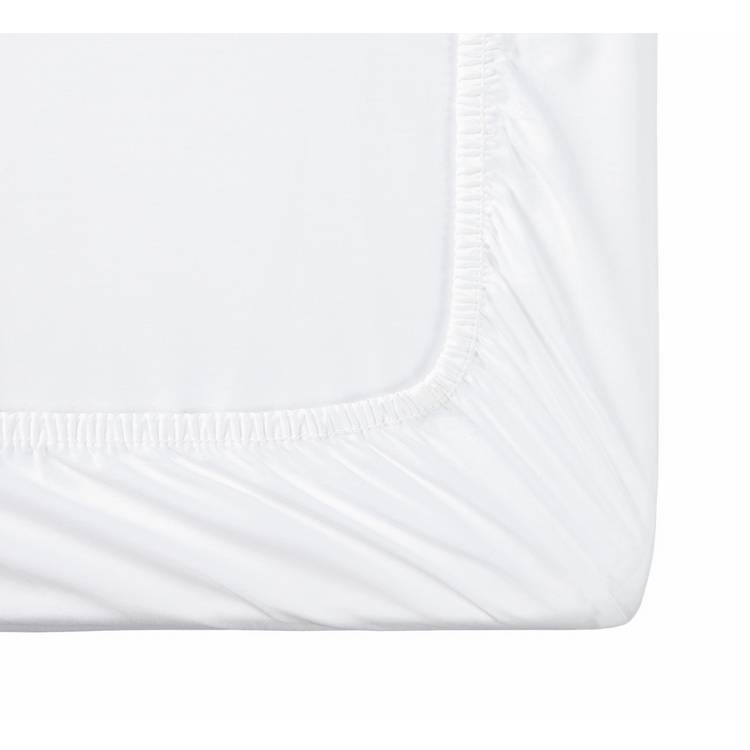 Habitat cotton-rich fitted sheet white single (British brand)