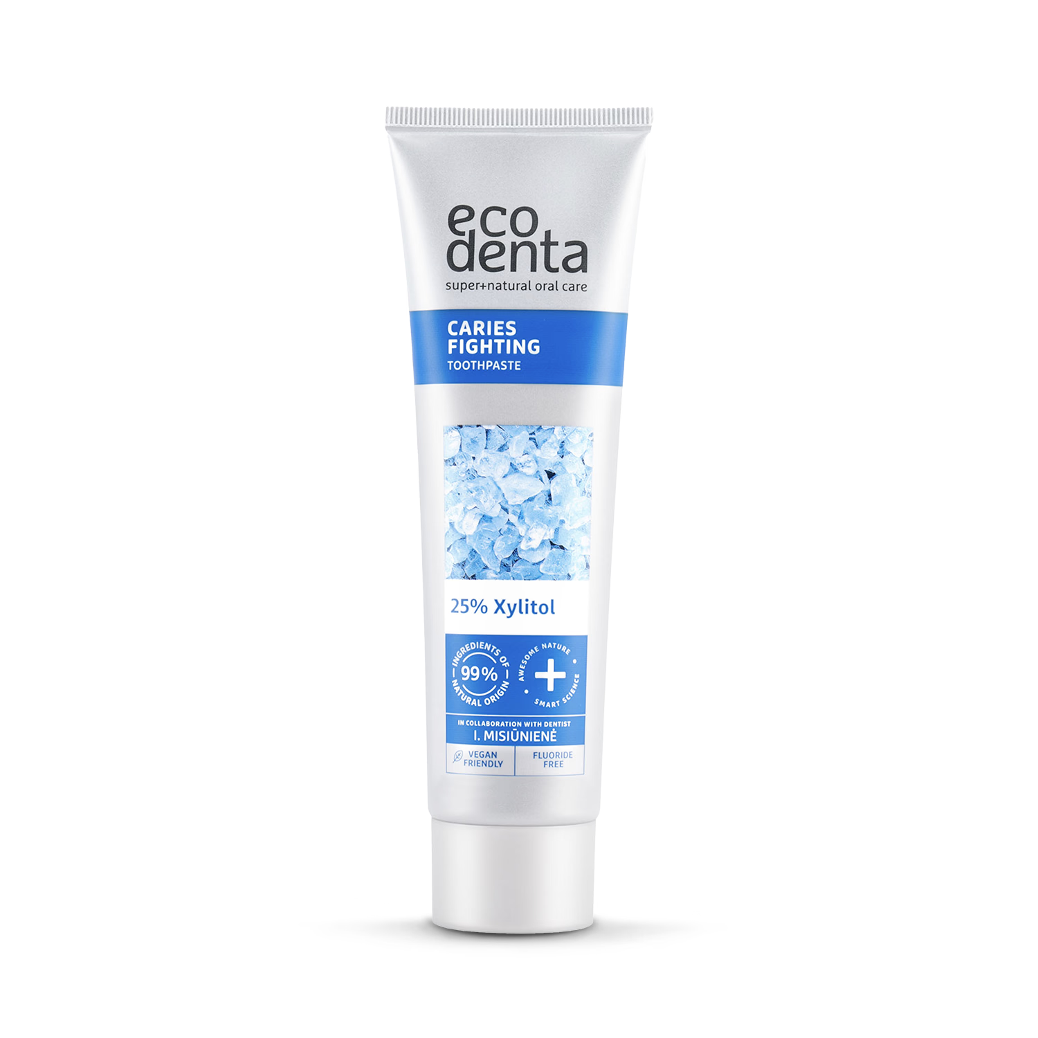 Ecodenta caries fighting toothpaste with Xylitol 100ml - British product