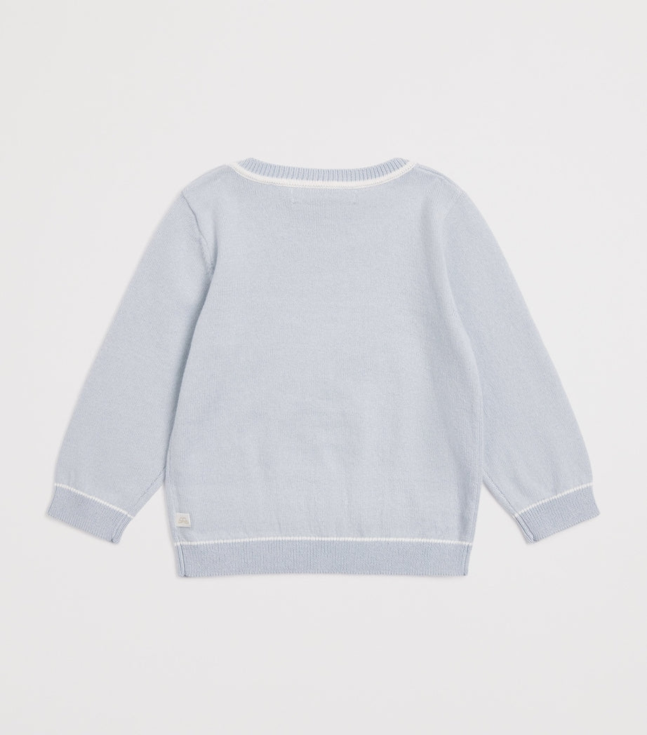 Marie-Chantal Camille Tennis Sweater infant 3-24 months, imported from the UK