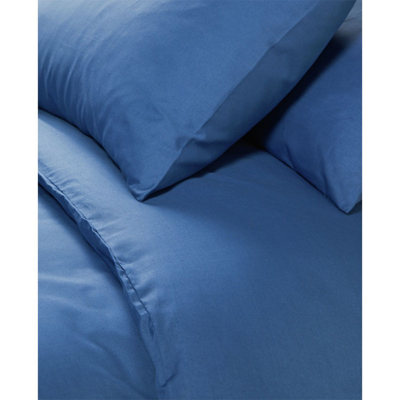 Habitat Easycare Plain Ink Blue Bedding Set - Kingsize