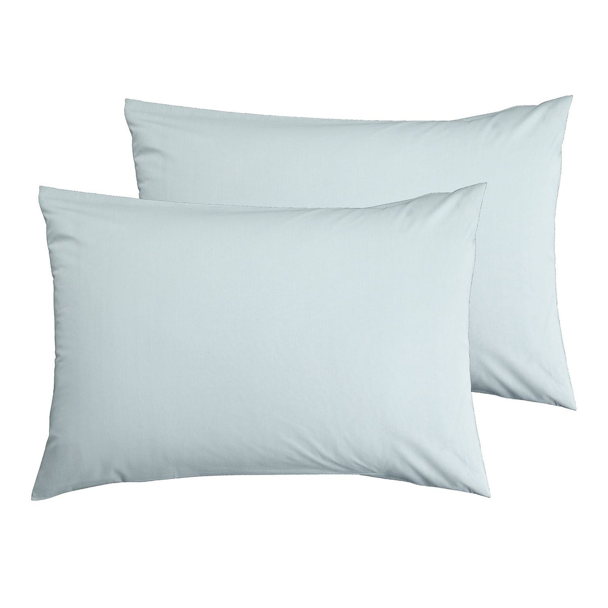 Habitat Cotton Rich 180 TC Standard Pillowcase Pair-Duck Egg