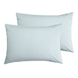 Habitat Cotton Rich 180 TC Standard Pillowcase Pair-Duck Egg