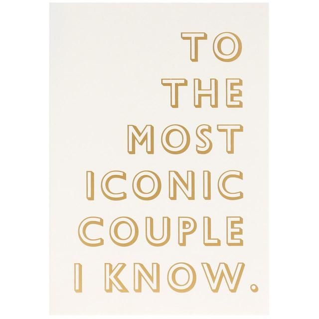 M&S To The Most Iconic Couple I Know Card Miscellaneous M&S   