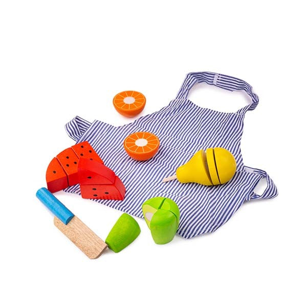 Bigjigs Toys Cutting Fruit Chefs Set GOODS Superdrug   