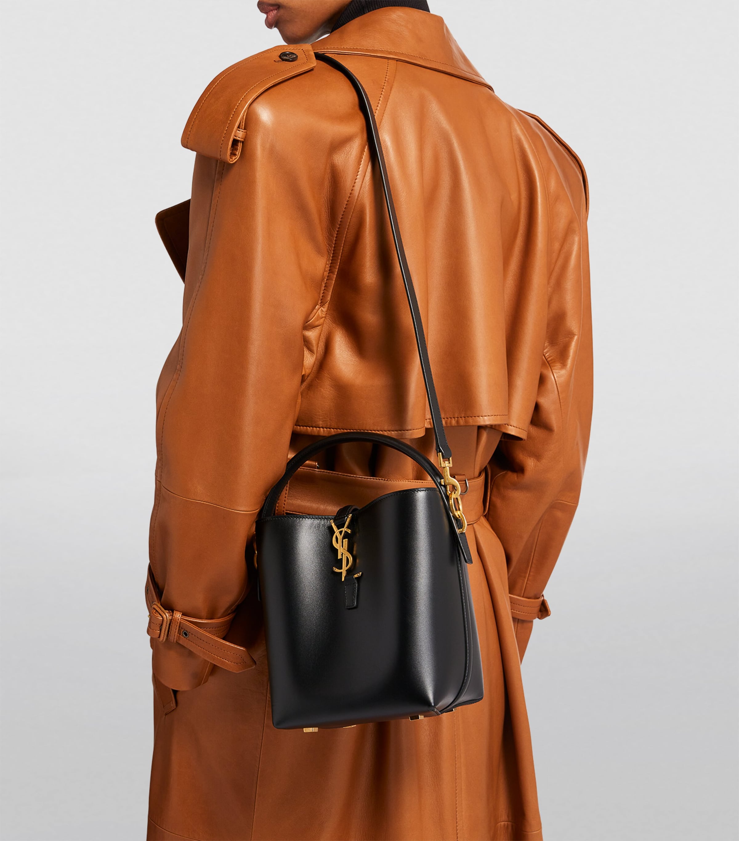 Saint Laurent Small Le 37 bucket bag smooth calfskin - British product