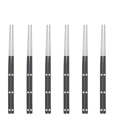 Harrods Bugatti Allegra Stainless Steel Chopsticks - Set of 6- Buy online at McGrocer
