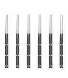 Bugatti Allegra Edelstahl-Essstäbchen Set mit 6 Stück, UK-Version