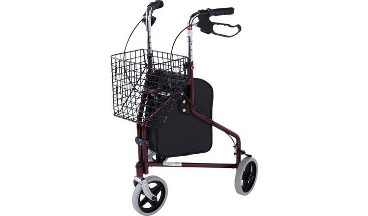 Drive Devilbiss Steel Three Wheel Rollator with Basket GOODS Argos