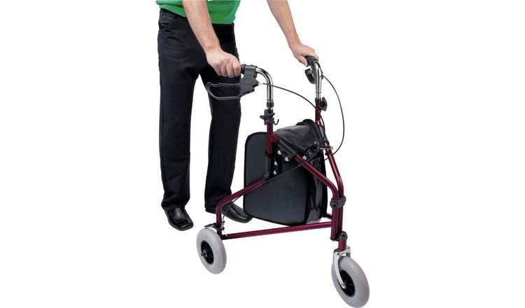 Drive Devilbiss Steel Three Wheel Rollator with Basket GOODS Argos