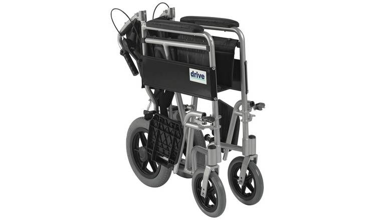 Drive DeVilbiss Lightweight Aluminium Transit Wheelchair GOODS Argos