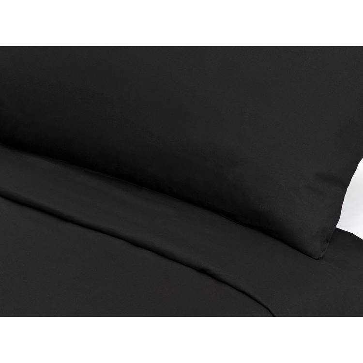 Habitat cotton rich black bedding set single - British product
