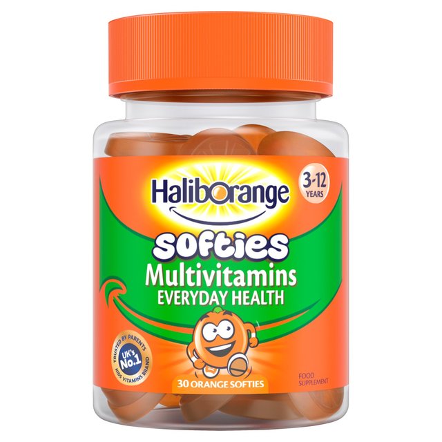 Haliborange Kid's Softies Multivitamin Orange Gummies 3-12yrs   30 per pack GOODS M&S   