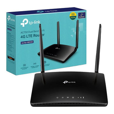 Argos TP-Link Archer MR200 AC750 Dual Band 4G LTE SIM Wi-Fi Router- Buy online at McGrocer