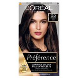 L'Oreal Paris Preference Permanent Hair Dye Brasilia Dark Brown 3.0 Brunette Sainsburys   