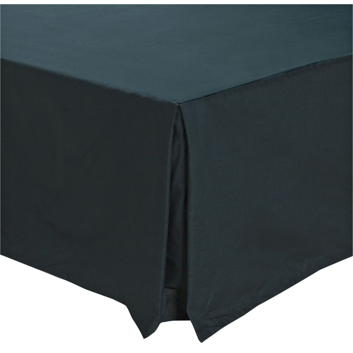 Argos Home Easycare Plain Black Valance - Kingsize