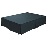 Argos Home Easycare Plain Black Valance - Kingsize