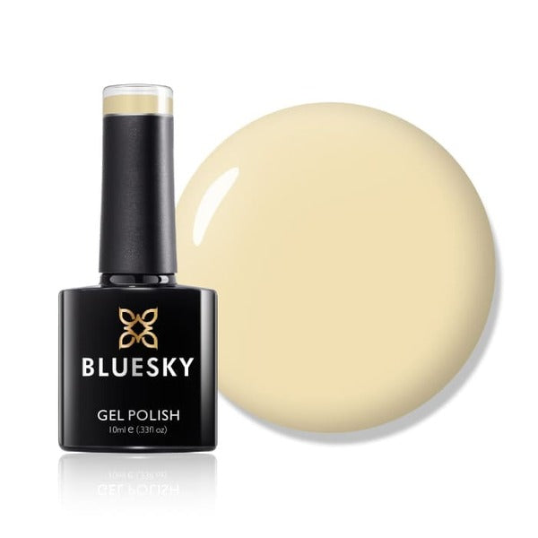 Bluesky Gel Polish Banana Split peachy yellow, UK version