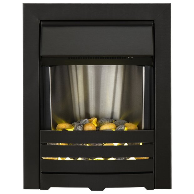 Adam Helios electric inset fire black 2kW (British brand)