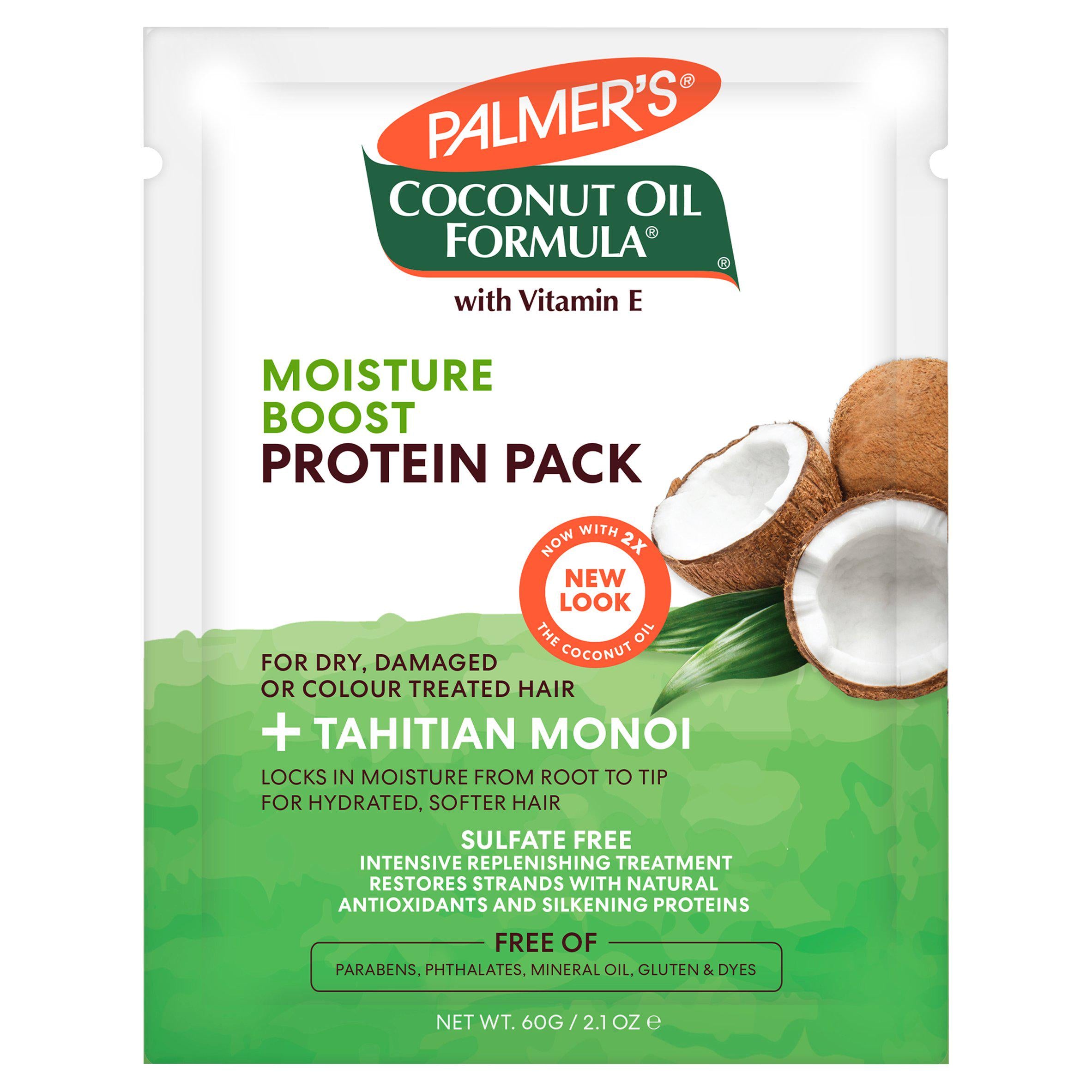 Palmer's Coconut Oil Formula Deep Conditioning Protein Pack 60g shampoo & conditioners Sainsburys   