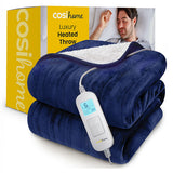 Cosi Home electric heated throw Navy (British brand)