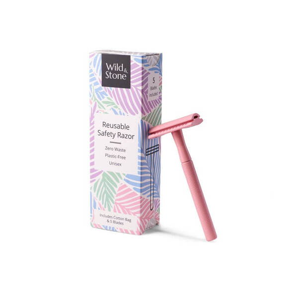 Wild & Stone | Reusable Safety Razor (Purple) GOODS Superdrug Rose  