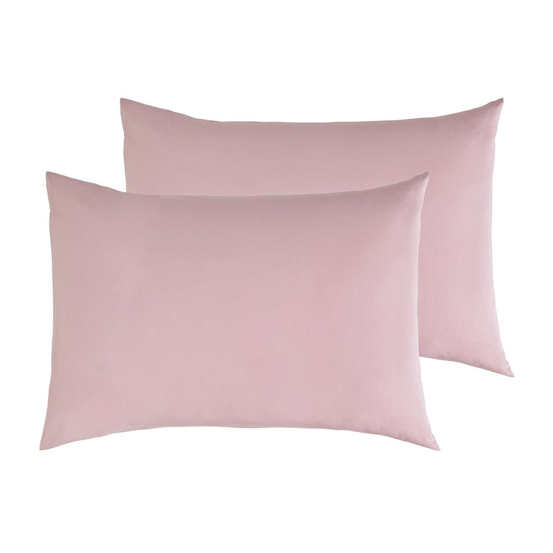 Habitat Cotton Rich 180 TC Standard Pillowcase Pair - Blush