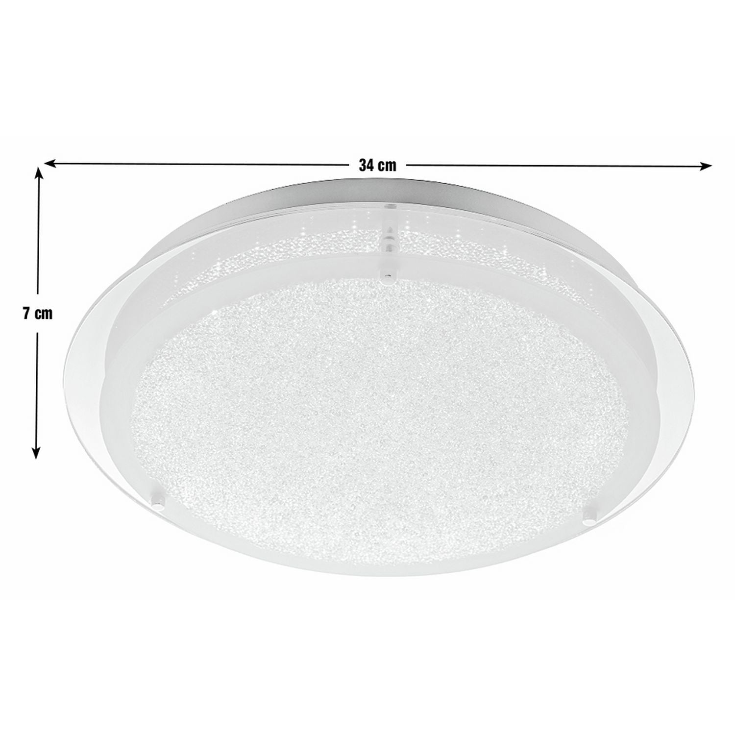 Argos Home beaded glass flush ceiling light 34cm - British product