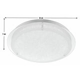 Argos Home beaded glass flush ceiling light 34cm - British product
