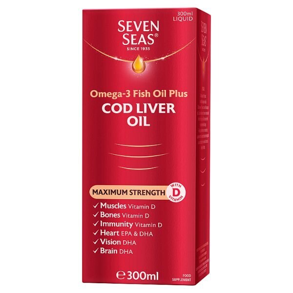 Seven Seas Cod Liver Oil Maximum Strength Liquid GOODS Superdrug   