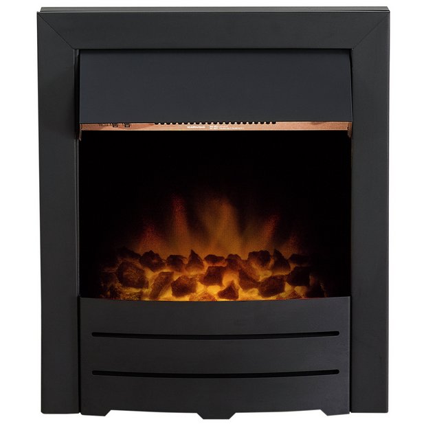 Adam electric inset fire 2kW black (British brand)
