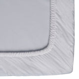 Habitat Soft and Cosy Brushed Cotton White Fitted Sheet - S