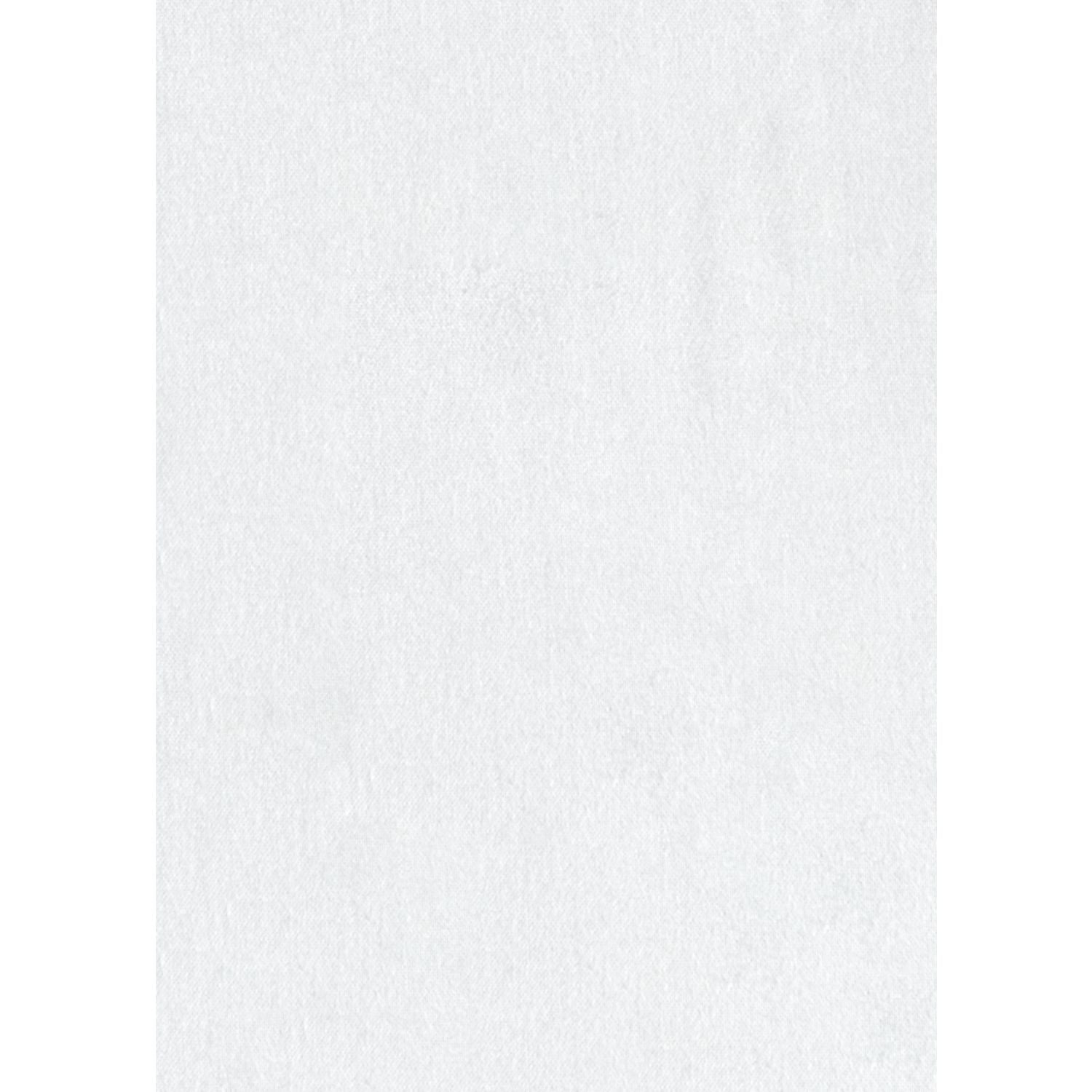 Habitat Soft and Cosy Brushed Cotton White Fitted Sheet - S