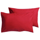 Habitat Easycare Polycotton Standard Pillowcase Pair - Red