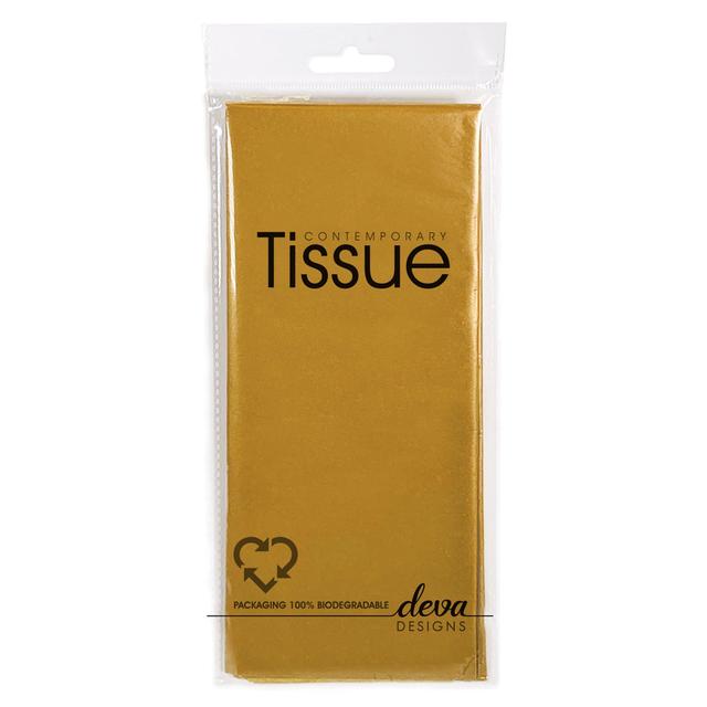 Gold Tissue Paper   4 per pack GOODS M&S   