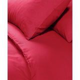 Habitat Easycare Plain Red Bedding Set - Kingsize