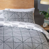 Habitat Stockholm Diamond Dash grey bedding set single, imported from the UK