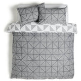 Habitat Stockholm Diamond Dash grey bedding set single, imported from the UK
