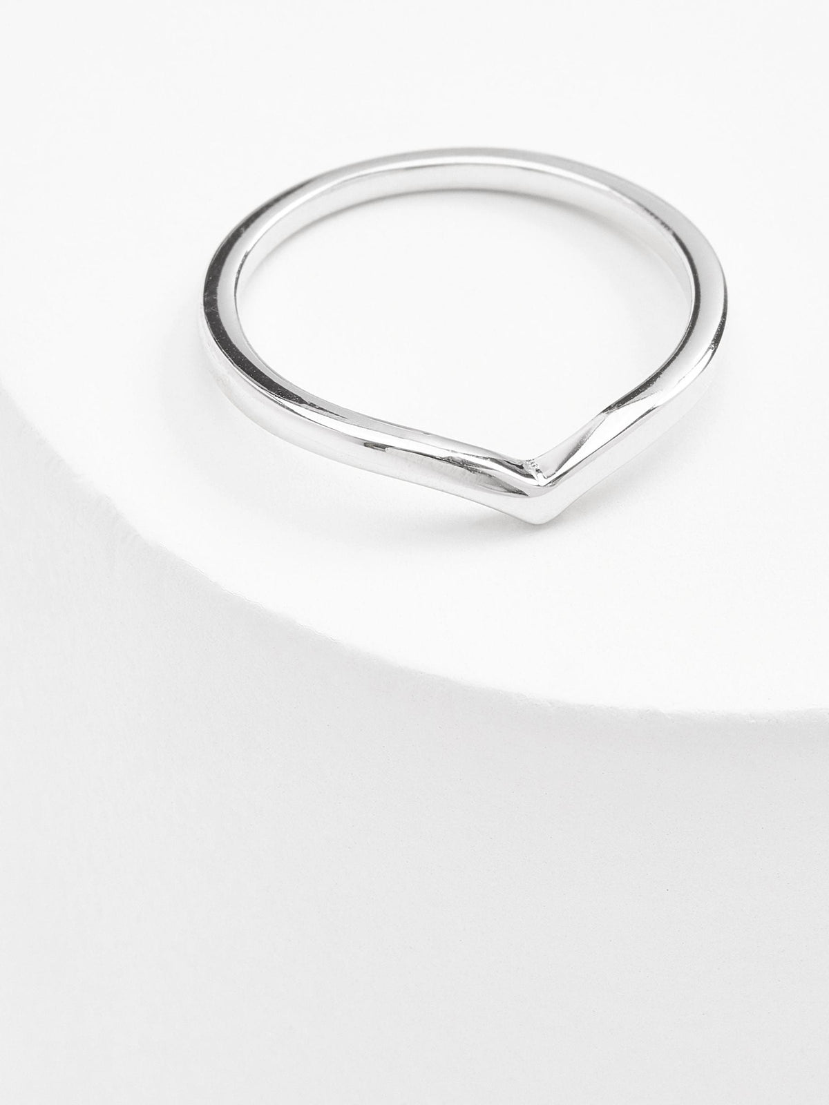 Sterlingsilber-Wunschknochenring (britische Marke)