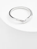 Sterlingsilber-Wunschknochenring (britische Marke)