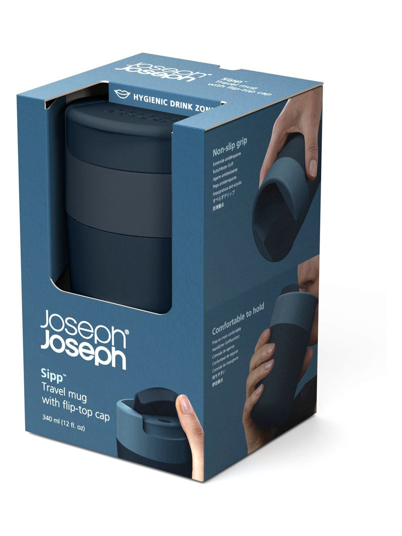 Joseph Joseph Green Sipp Travel Mug With Hygienic Lid