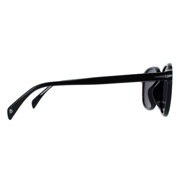 David Beckham DB1011/F/S black men sunglasses with polarized lenses, imported from the UK