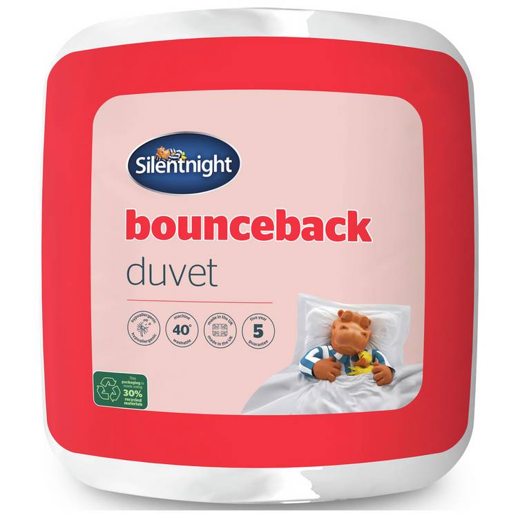 Silentnight Bounceback 10.5 Tog duvet Single, imported from the UK