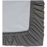 Habitat Easycare Plain Flint Grey Fitted Sheet - Double