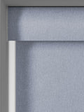 Next Denim Blue made to measure roller blind, imported from the UK
