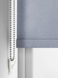 Next Denim Blue made to measure roller blind, imported from the UK