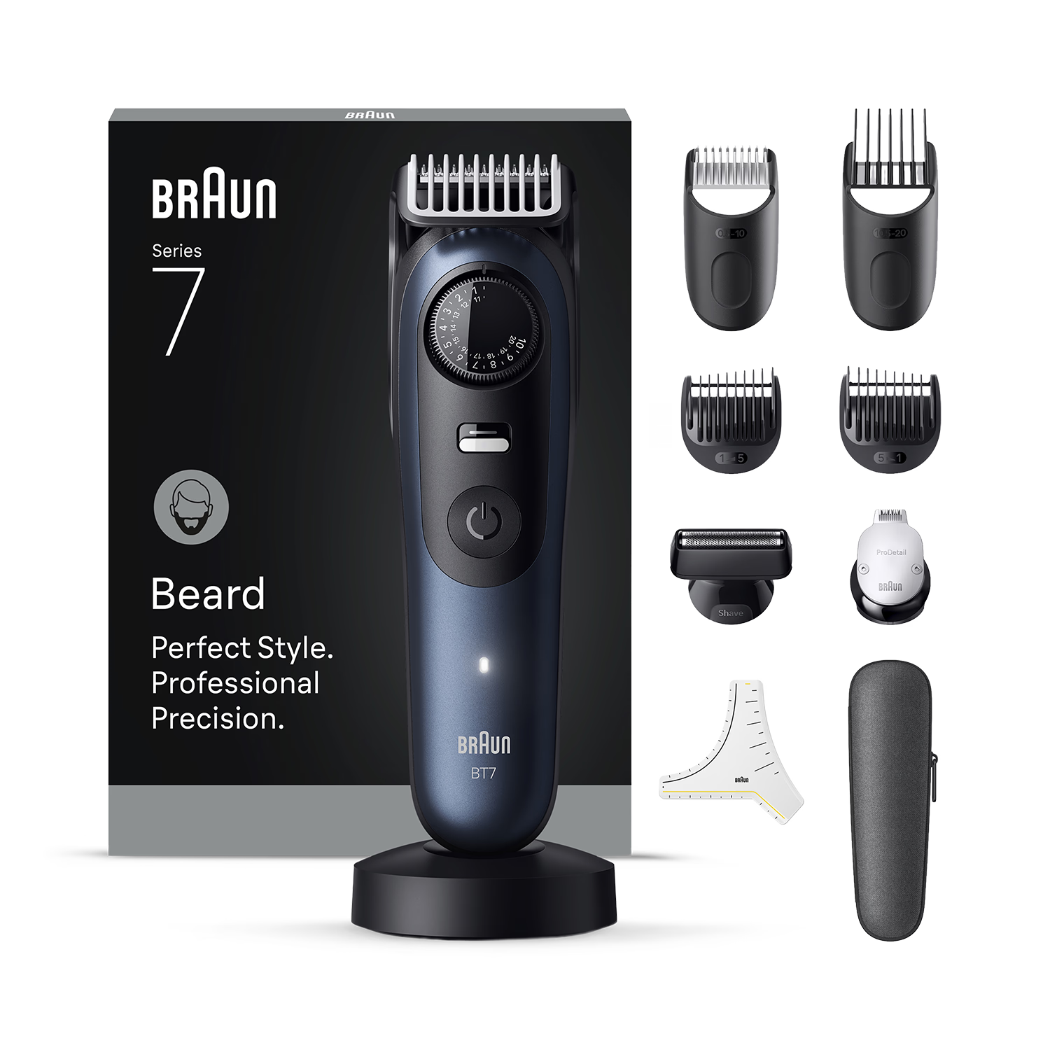 Braun Series 7 beard trimmer, imported from the UK