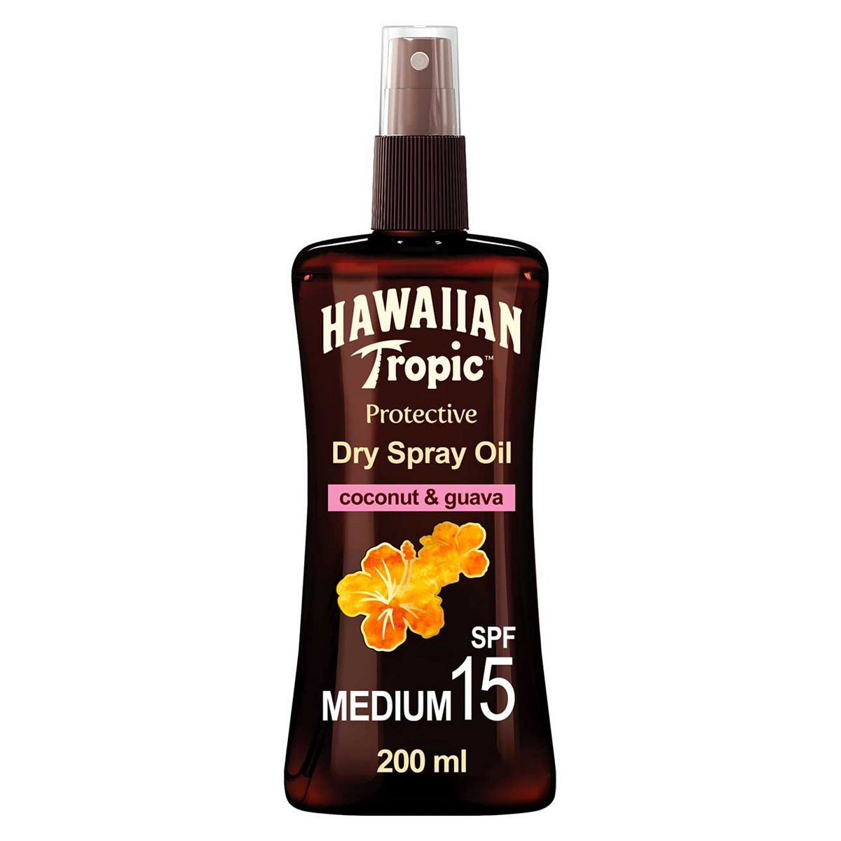 Hawaiian Tropic Glowing Protection Sunscreen Dry Oil SPF 15 200ml GOODS Boots   